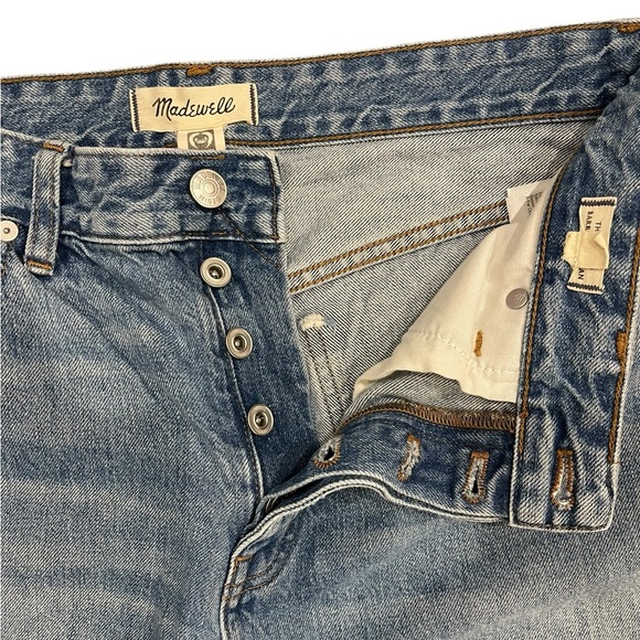 Madewell The Darted Barrel-Leg Jeans Size 28 - Picture 3 of 6